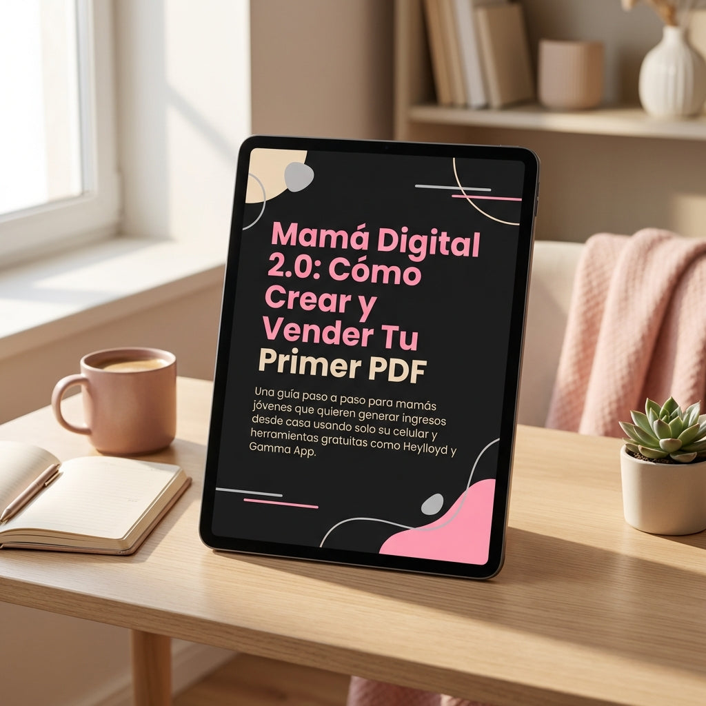 Mamá Digital 2.0: Cómo Crear y Vender Tu Primer PDF + 3 BONOS Exclusivos + Kit Copy‑Paste